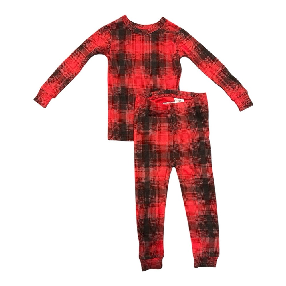 babyGap Toddler Unisex Plaid PJ Set 100% Organic Cotton PJ Set Size 2T